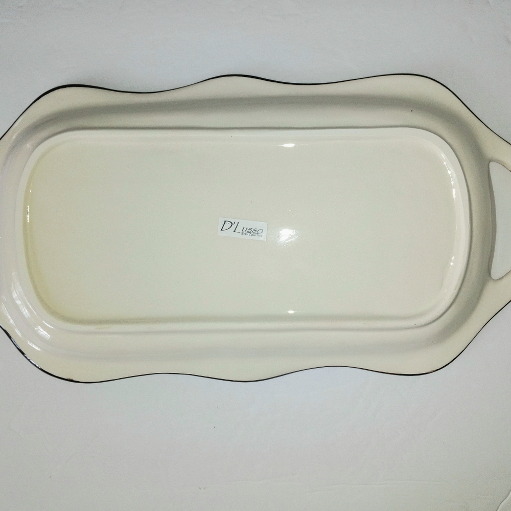 D' Lusso Home collection cheese plate. NiB glass beautiful design - Picture 2 of 3
